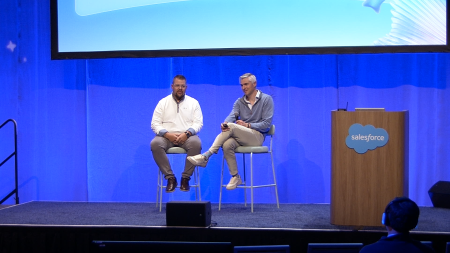 presenters on stage