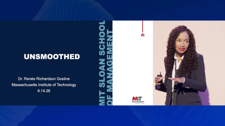 Speaker on the right slides on the left