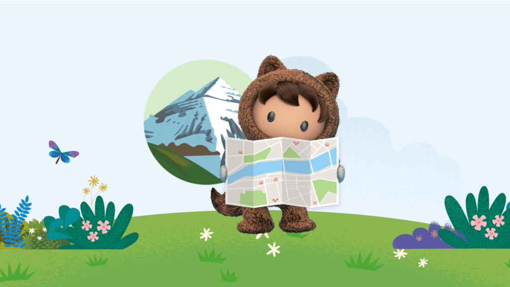 Astro holds a folded map.