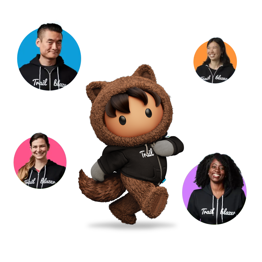 An image of Astro with headshots of Trailblazers around him.