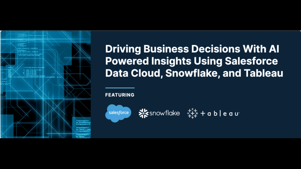 Salesforce Snow Driving Business Decisions With AI Powered Insights Using Salesforce ...