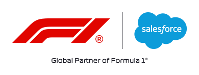 Formula 1 and Salesforce logos