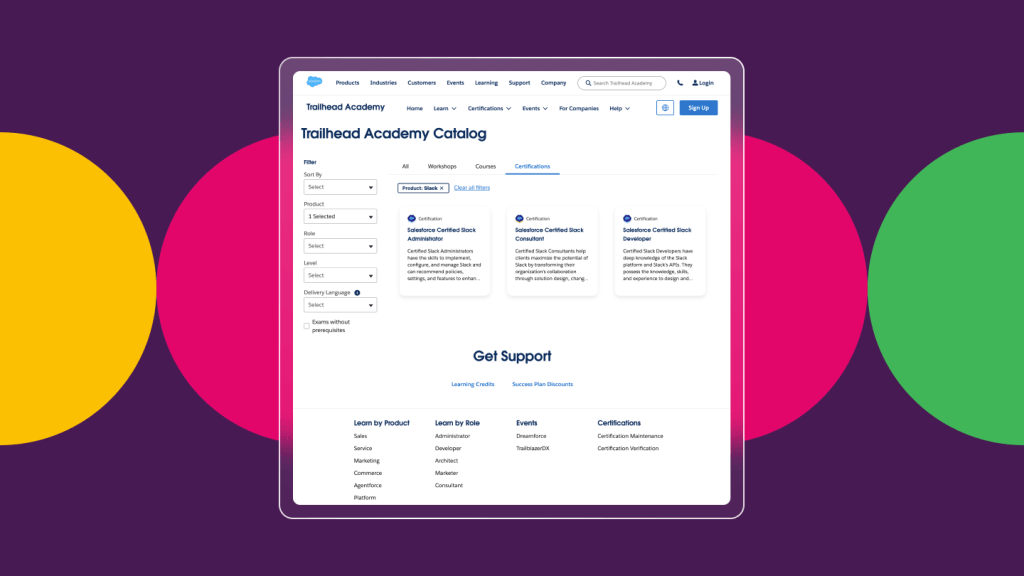 Image of Slack workshops available