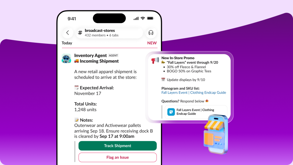 CRM updates being logged directly in Slack