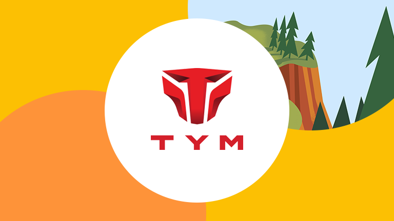 tym 기업 로고 이미지