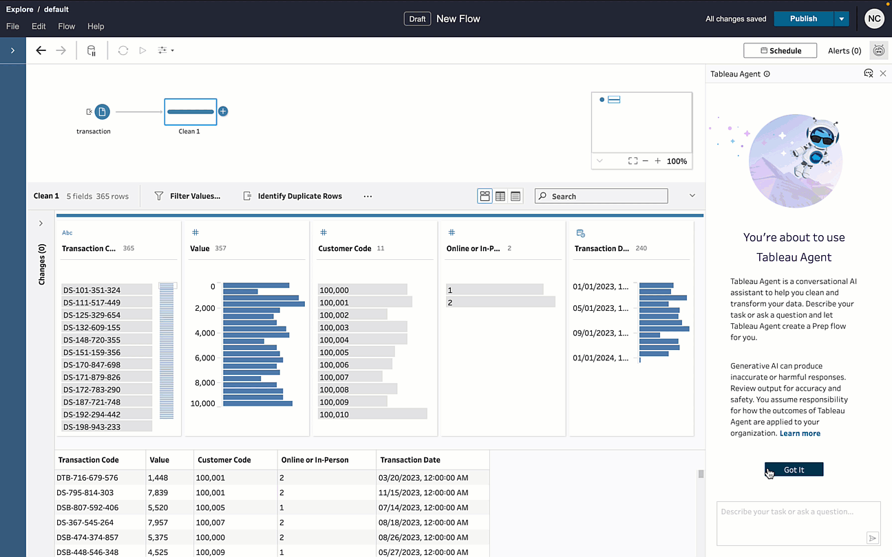 Tableau Agent | Tableau