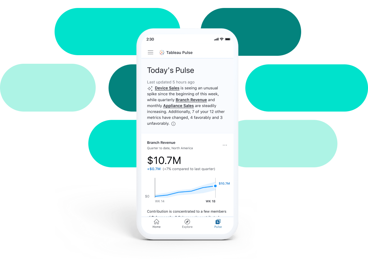 Tableau Mobil Tableau Mobile | Stay on top of your data from anywhere | Tableau