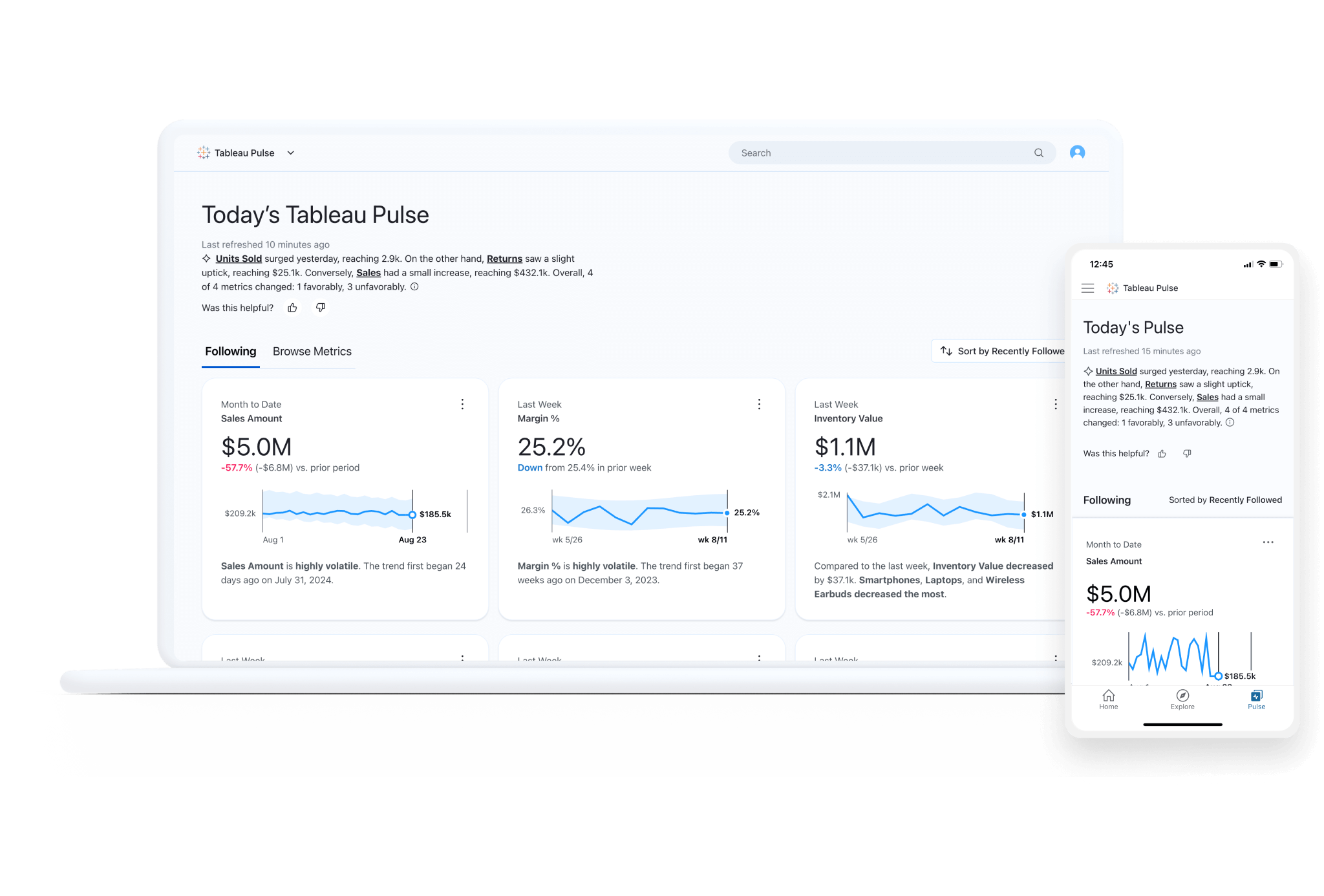 Tableau Mobile | Stay on top of your data from anywhere | Tableau